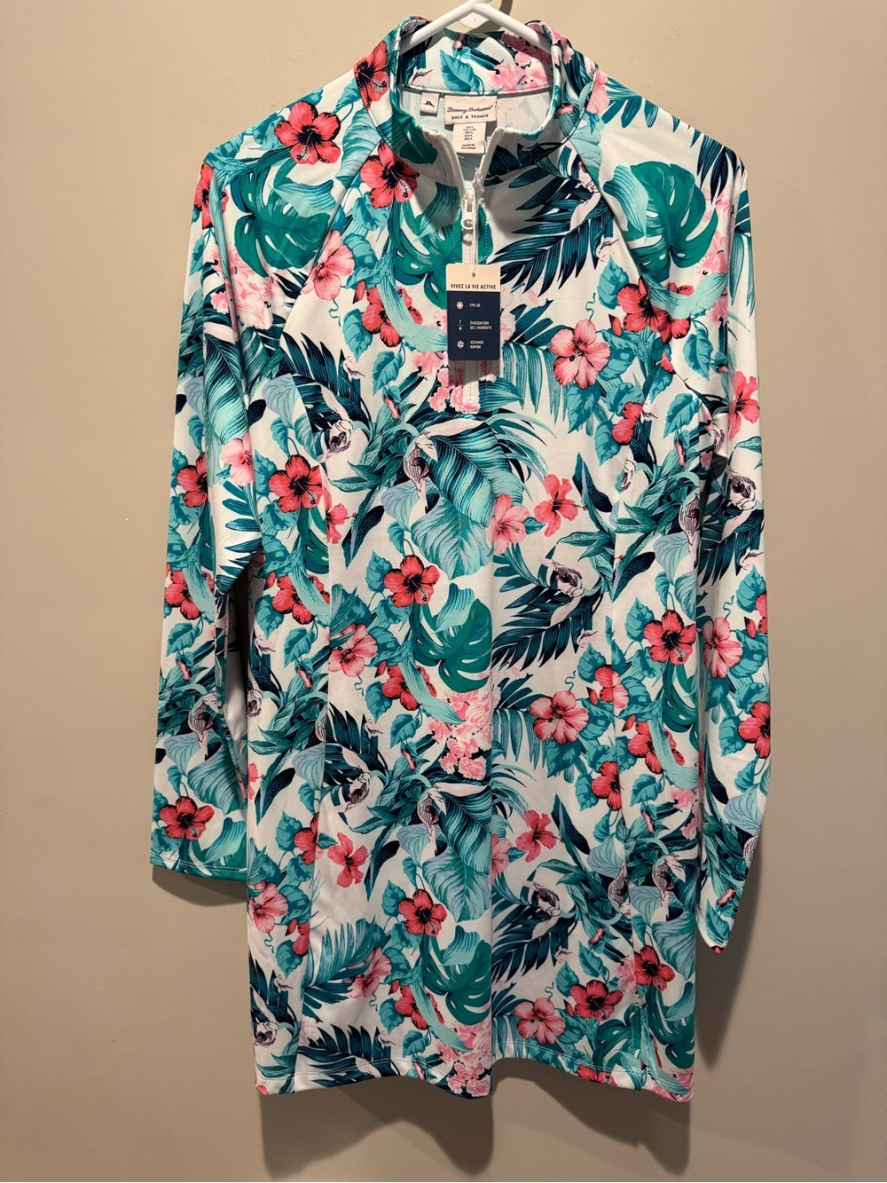 NWT Tommy Bahama Long Sleeve UPF 50+ Golf and Tennis Dress
